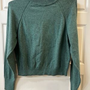 a new day Teal Turtleneck crop Sweater